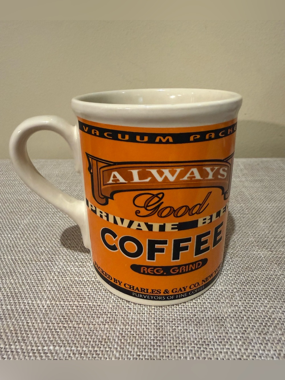 1999 Westwood Archives Coffees of Yesteryear Mug - Charles & Gay Co Chester Bear
